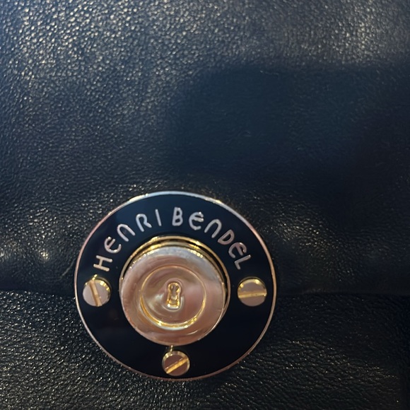 Henri Bendel black purse w/removable chain- gorgeous - Picture 1 of 12